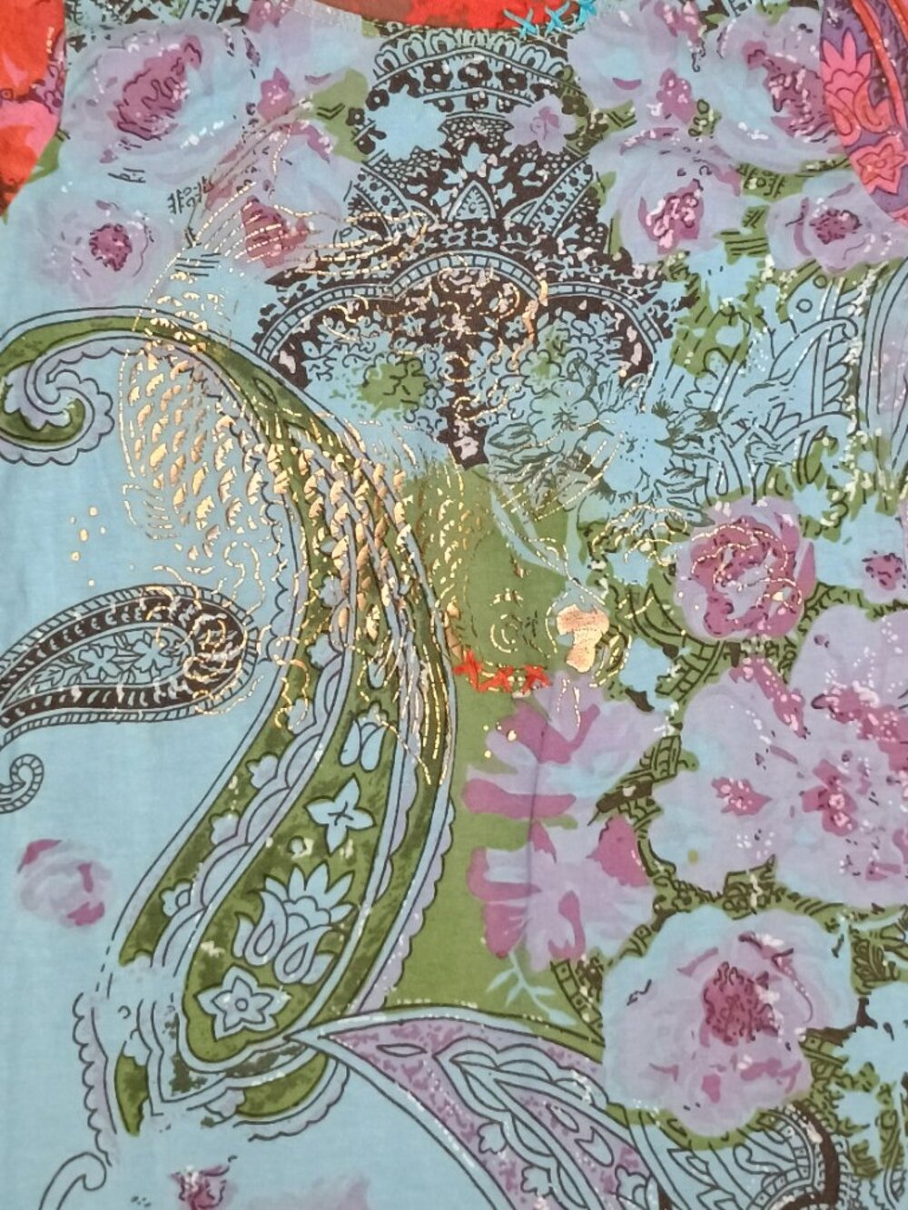 Mimi & Maggie/Tunic Dress/Girls 2T/Multi Paisley Floral/Boho Cottagecore Boutiqu - Picture 8 of 11